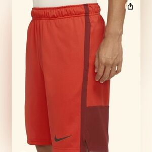 NEW Nike Mens Athletic Training Red Shorts